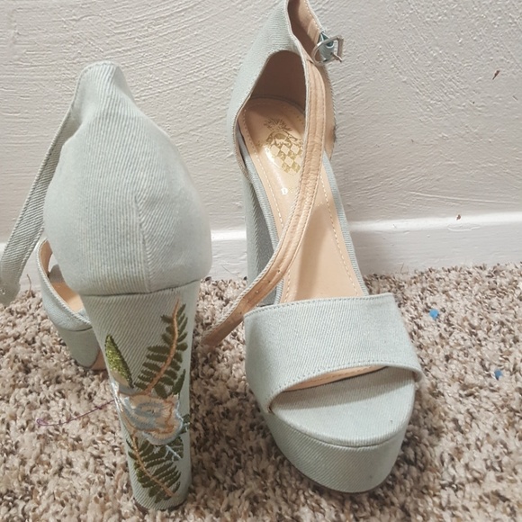 Shoes - Denim Platform Shoes